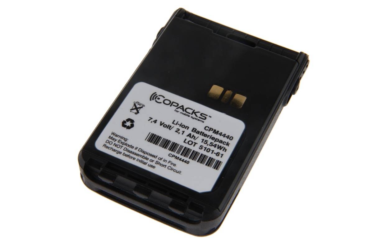 COPACKS Li-Ion Akku für Motorola DP3441e DP3661e CPM4440