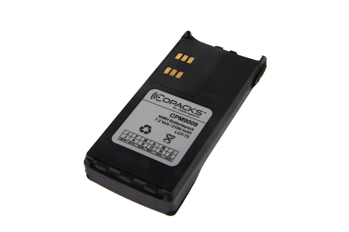 CoPacks NiMH Akku passend für Motorola GP320 GP360 GP380