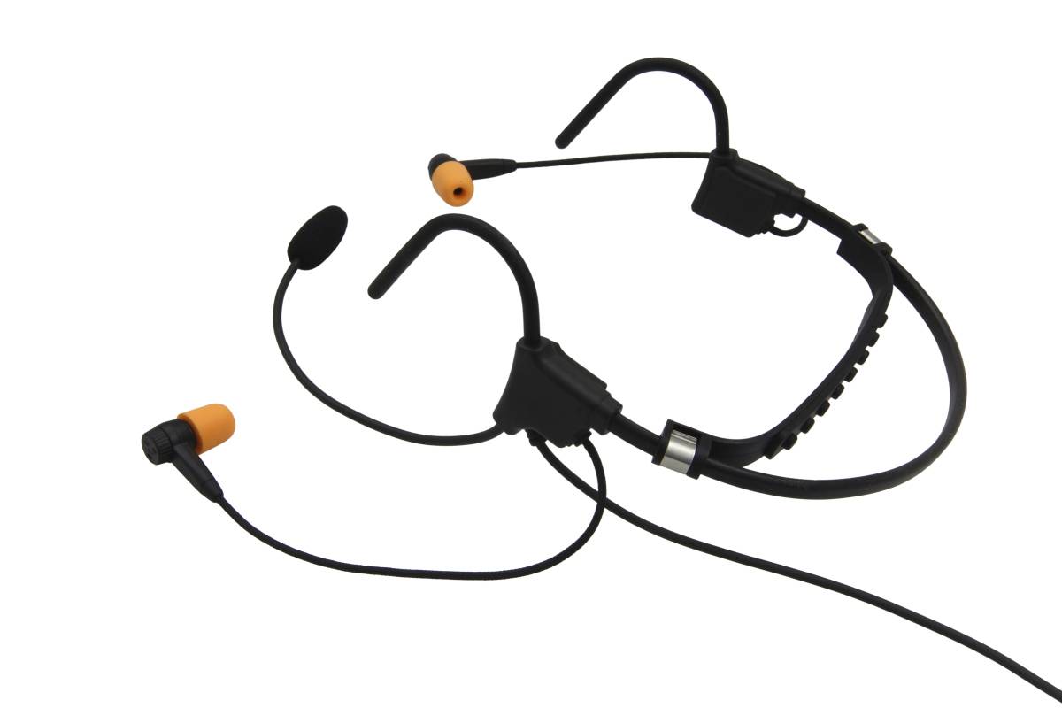 CoPacks In-Ear Noice-Cancelling Headset HC2 mit Spiralkabel und Nexus Stecker (Konfiguration 02)