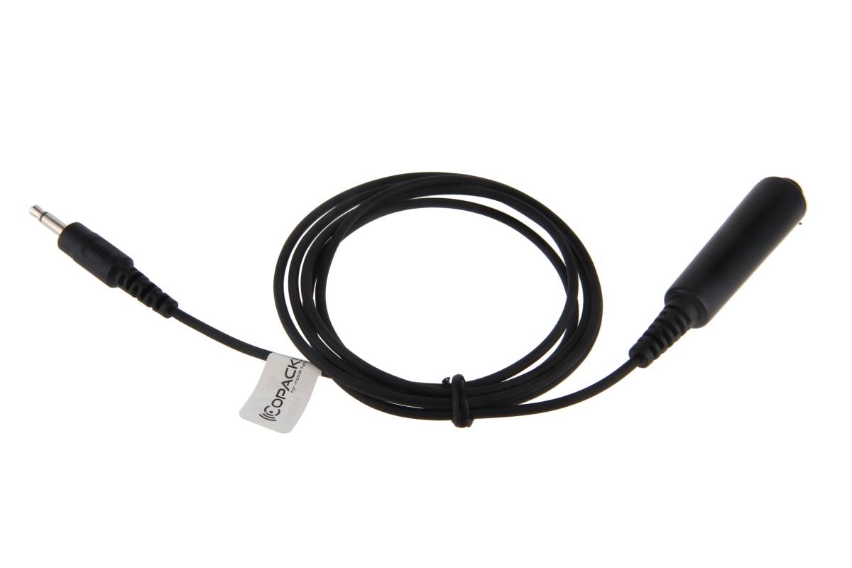 CoPacks Torpedo PTT (leise Version) mit 3,5 mm Klinkenstecker gerade (2-polig)