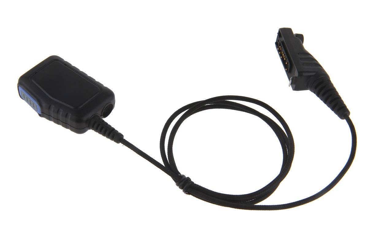 CoPacks PTT47 PTT-Einheit mit 3,5 mm Klinkenbuchse und Mikrofon passend für Sepura STP9000, SC20