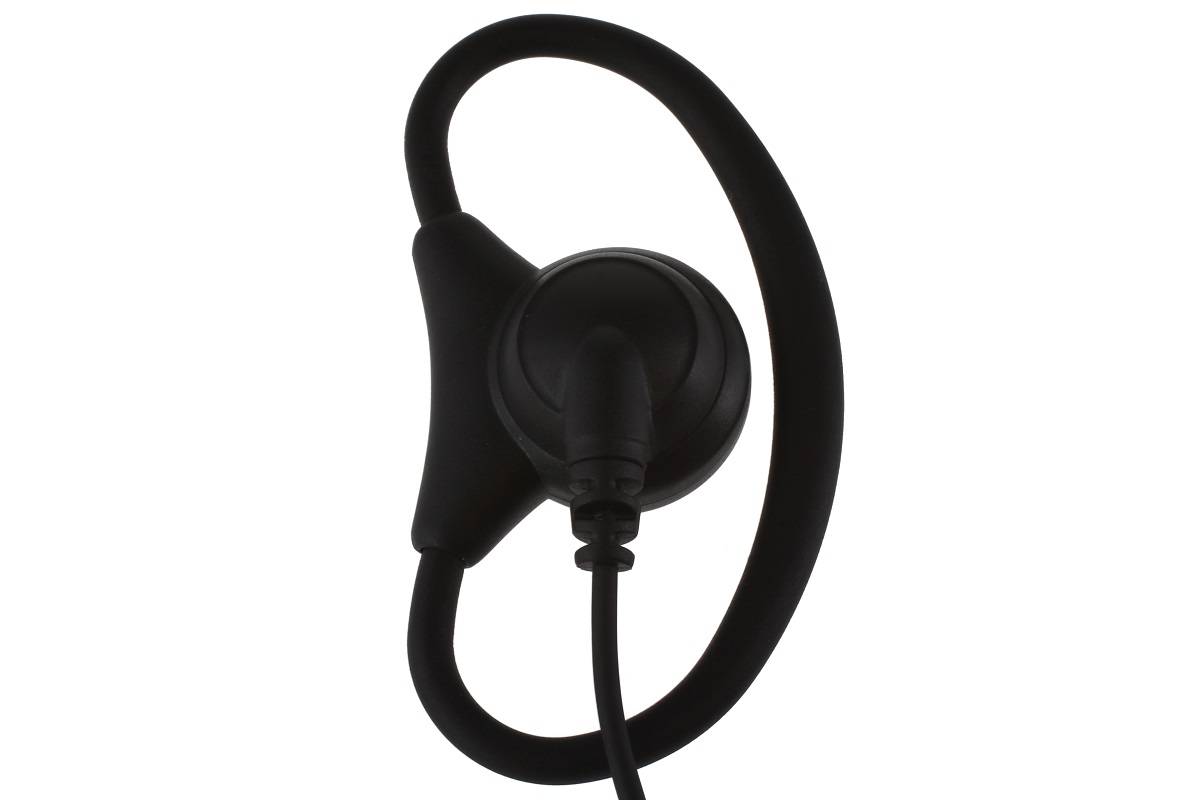 COPACKS Hörsprechgarnitur ES-PB3 mit Mikrofon und D-Form Ohrhänger für Motorola MTP850S MTP850FuG DP4400