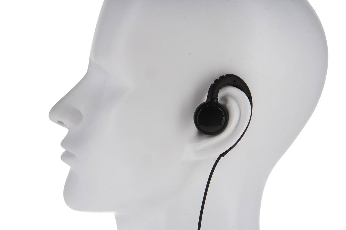 CoPacks Ohrhörer ES-E2 für Bedienteil mit flexiblem Bügel drehbar 45cm