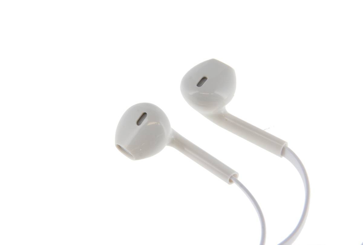 CoPacks Stereo-Kopfhörer (weiß) mit 3,5mm Klinkenstecker gerade -GE-B10900LS3-S-02