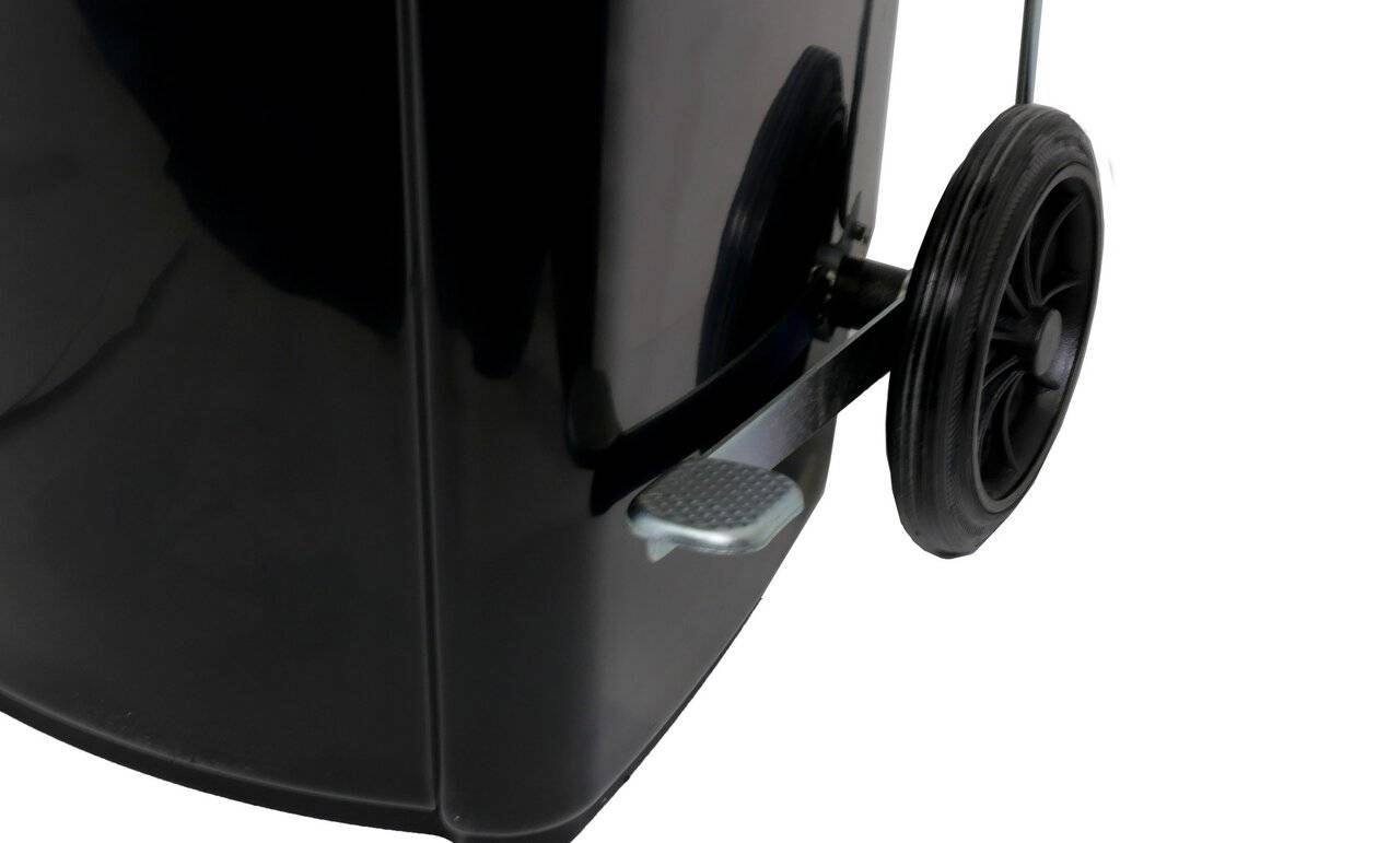 ESD Mülltonne, 120 Liter, schwarz