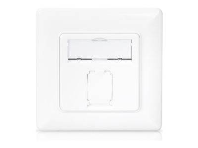 DIGITUS Netzwerkdose CAT 6A Klasse EA geschirmt 1xRJ45 weiß Multimedia-Technik Unterputzdosen