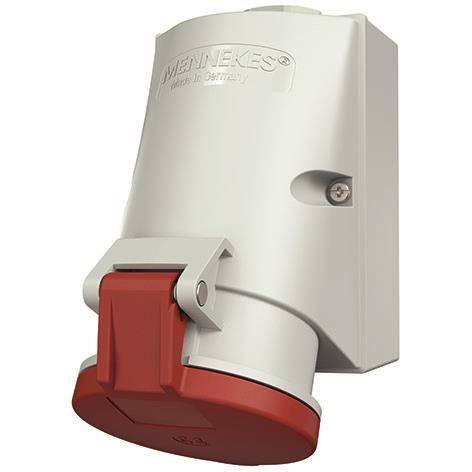 Mennekes 32A5P 6H400V Wanddose 422 TwinCONTACT IP44 Industriematerial Verbindungstechnik