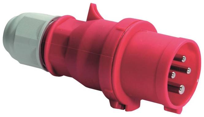 BALS Stecker QUICK-CONNECT mit 2130 MULTI-GRIP Verschraubung 16A 4p 400V 6h Industriematerial
