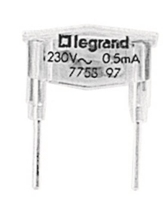 Legrand 775897 Glimmlampe 230VAC 0,5mA Install.Baumaterial Schaltermat/Geb.Steu Schalter Steckdosenm