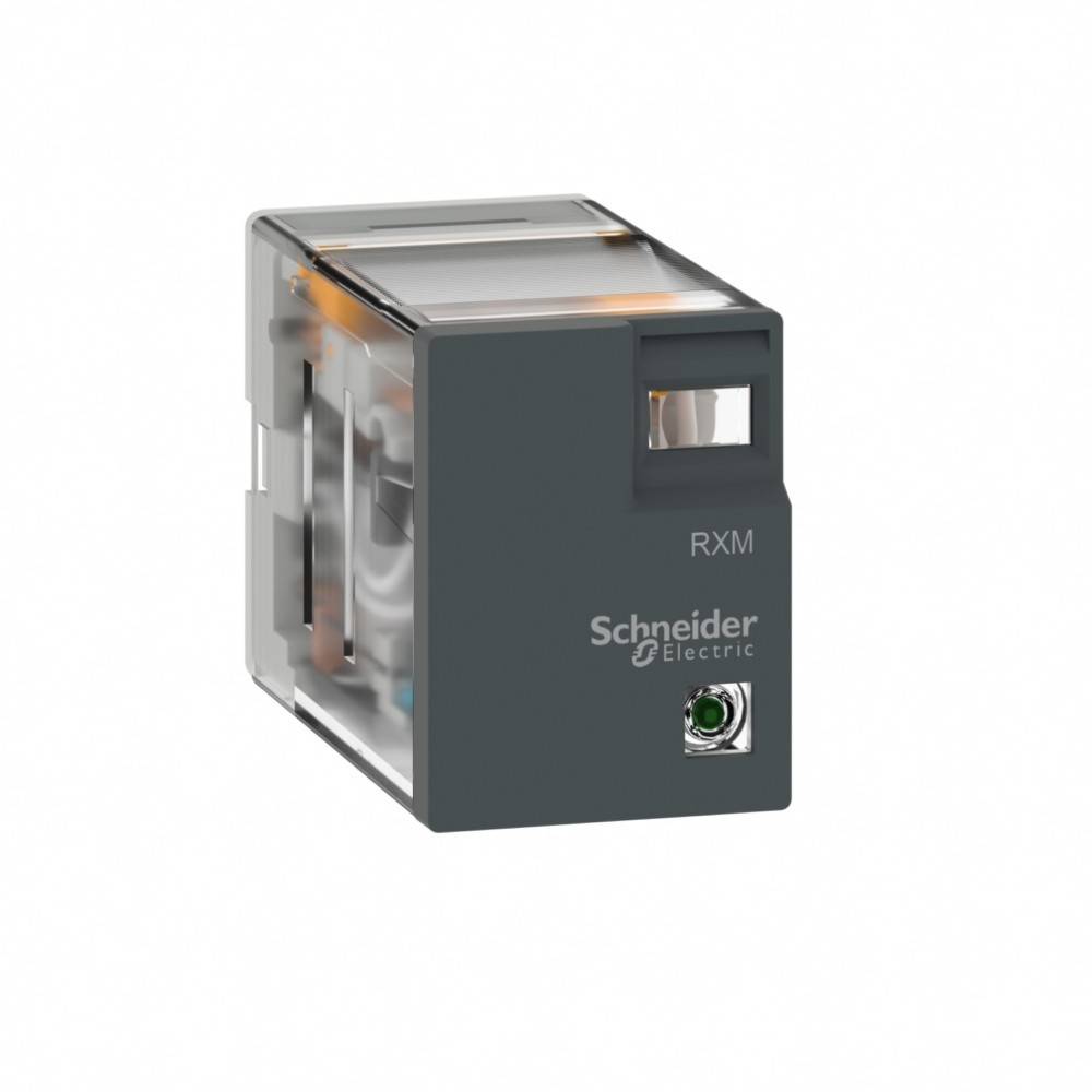 10 Stk. Schneider Electric Miniaturrelais 3A 4W 230V RXM4LB2P7
