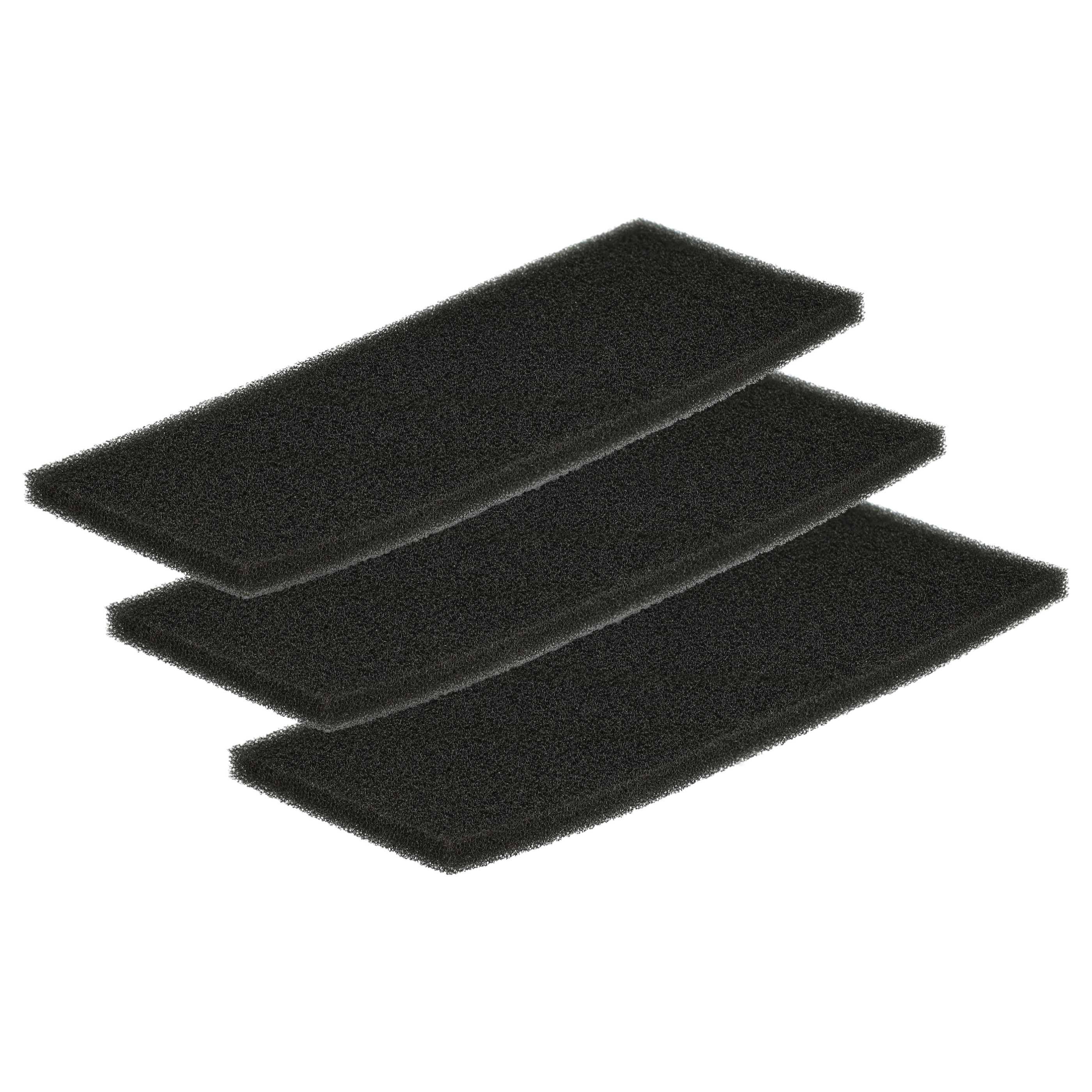 vhbw 3x Filter kompatibel mit Rowenta X-plorer Serie 120 AI RR7875, AI Animal & Allergy RR7865 Saugroboter, Staubsauger Roboter - Filtereinheit