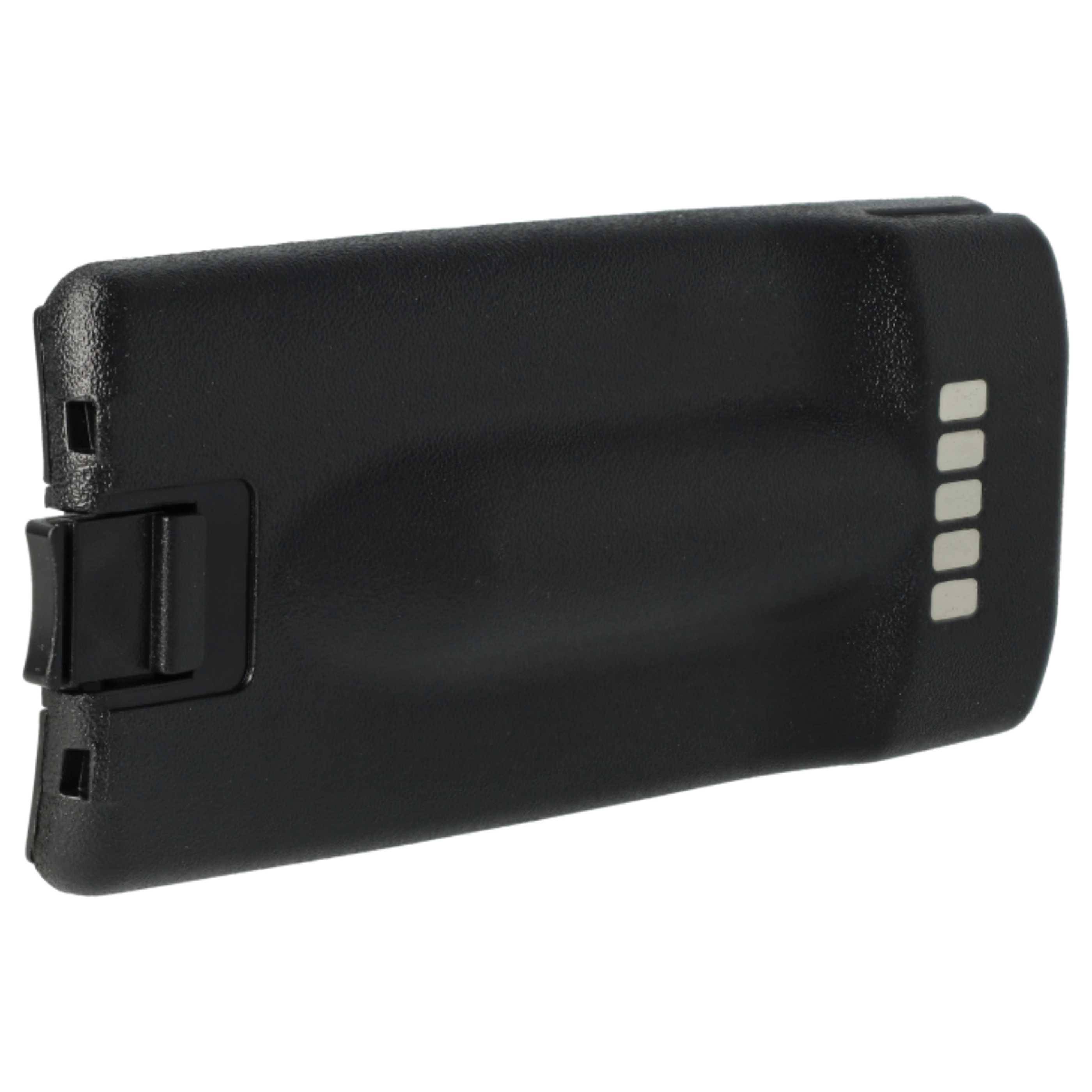 vhbw 2x Akku Ersatz für Motorola PMLN6394A, PMLN6394, MNN4453AR, PMNN4434, PMNN4434A für Funkgerät, Walkie Talkie (2100 mAh, 3,7 V, Li-Ion)