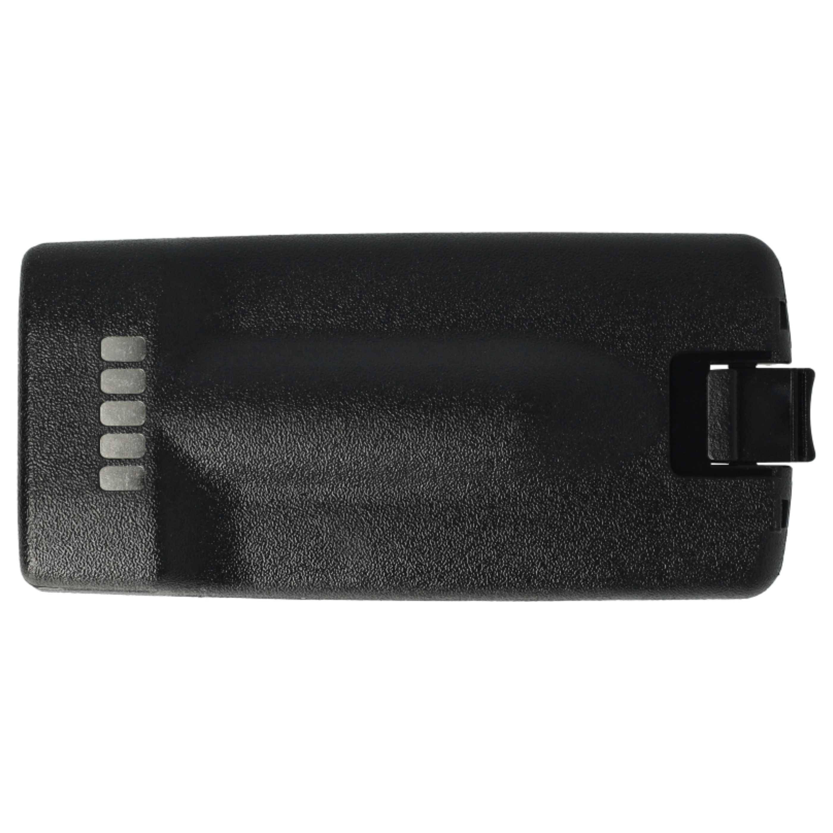 vhbw 2x Akku Ersatz für Motorola PMNN443A, PMNN4434AR, PMNN4453R, PMNN4453 für Funkgerät, Walkie Talkie (2100 mAh, 3,7 V, Li-Ion)