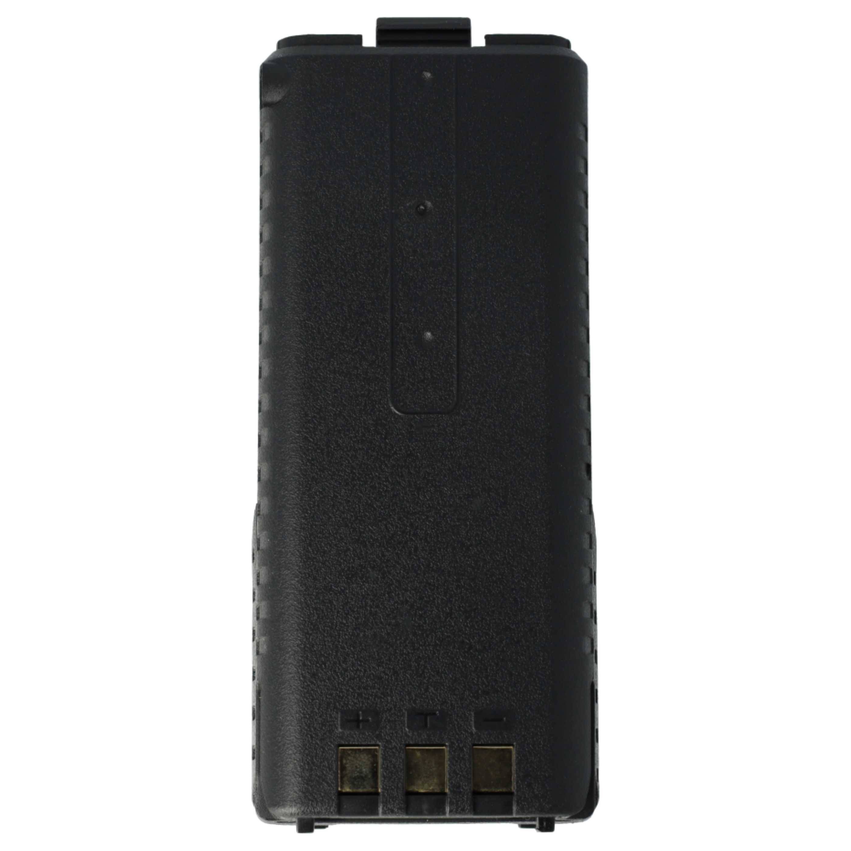 vhbw 2x Akku kompatibel mit Baofeng UV-5R, BF-F8, UV-5RA, UV-5RE, BF-F9 Funkgerät, Walkie Talkie (3800 mAh, 7,4 V, Li-Ion)