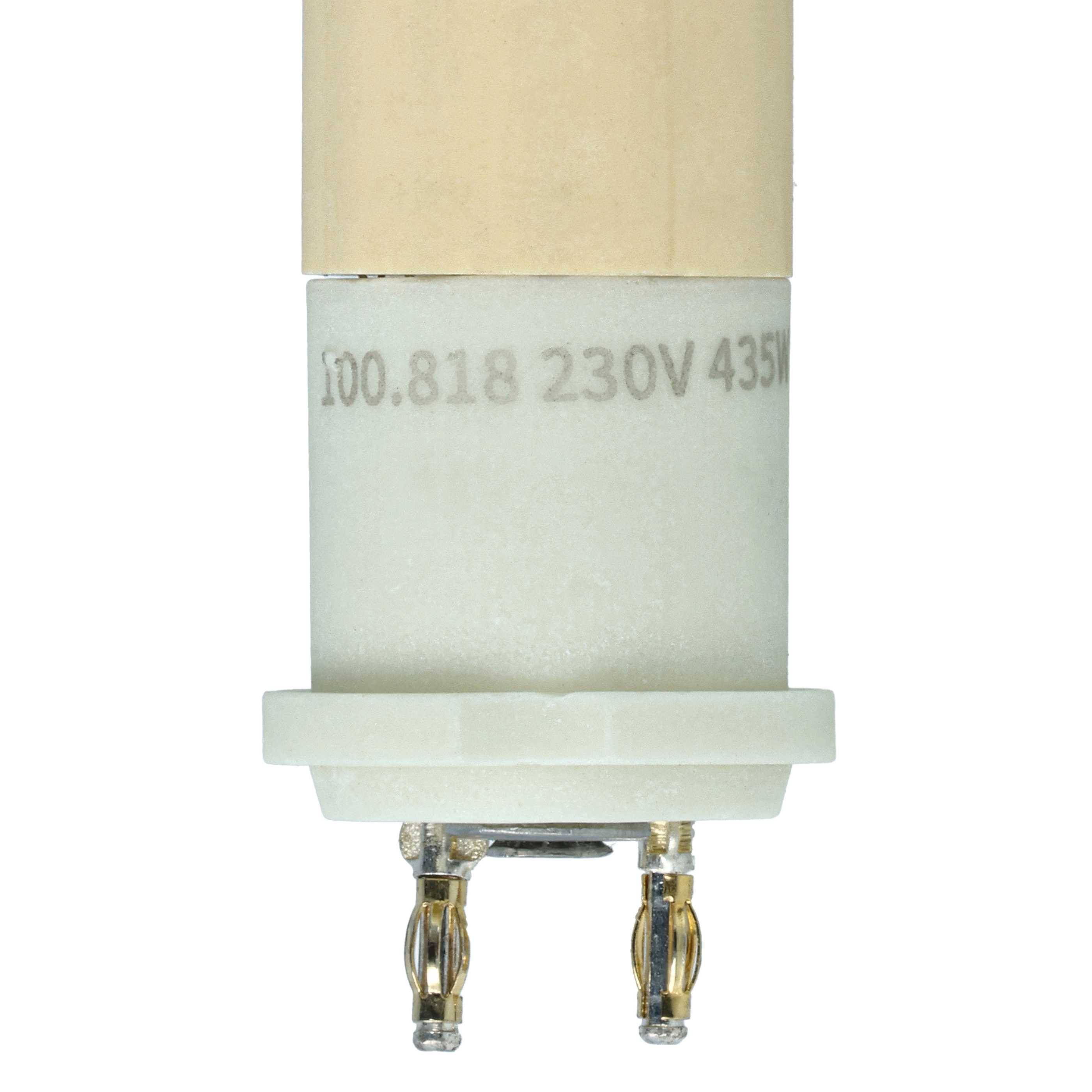 vhbw 2x Heizelement kompatibel mit Leister Hot Jet S Heißluftschweißpistole - 435 W, Keramik Heizkern, 1,6 x 6 cm