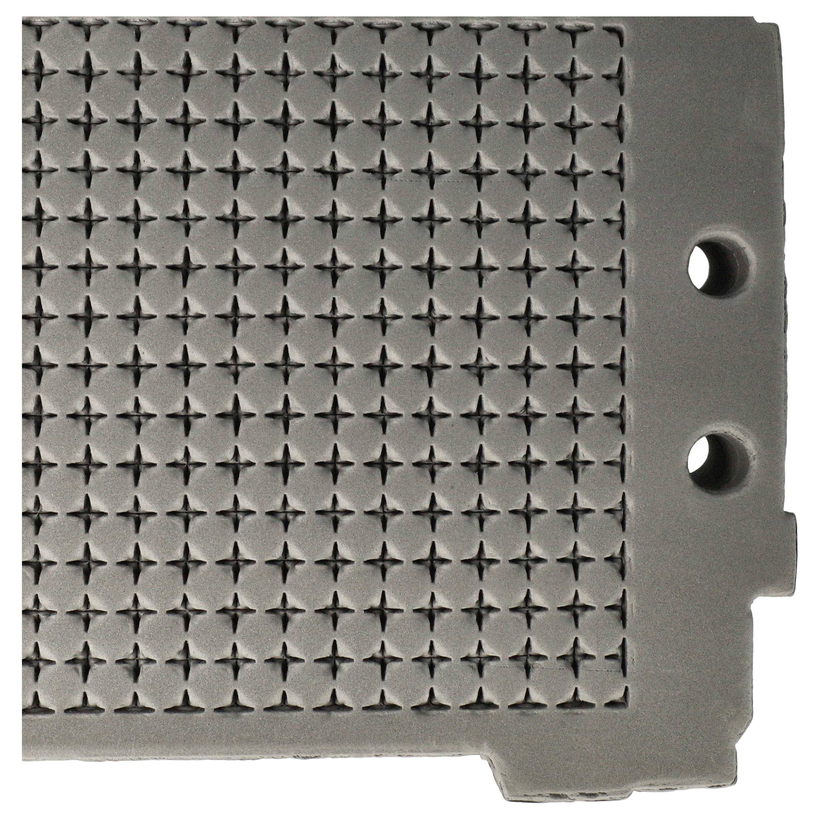 vhbw 3x Schaumstoffeinlage kompatibel mit Hitachi Hit Case I-IV Werkzeugkoffer - Individuell Anpassbar, Schaumstoff / Hartschaum Anthrazit-Grau