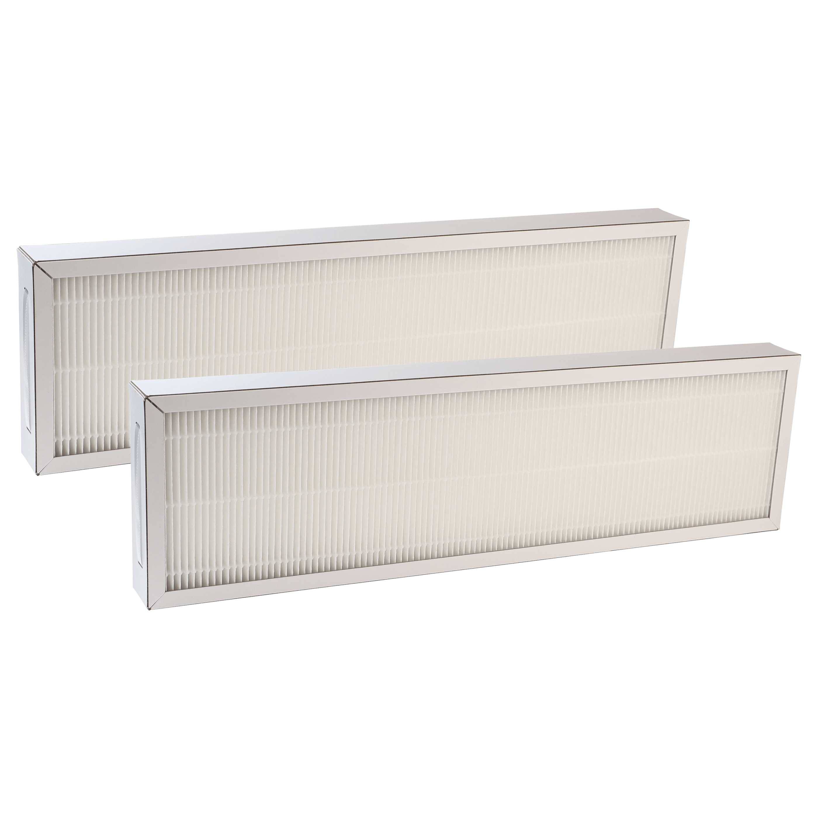 vhbw 2x Pollenfilter Ersatz für Pluggit APFGF7-460 für Lüftungsgerät - Luftfilter F7 Weiß