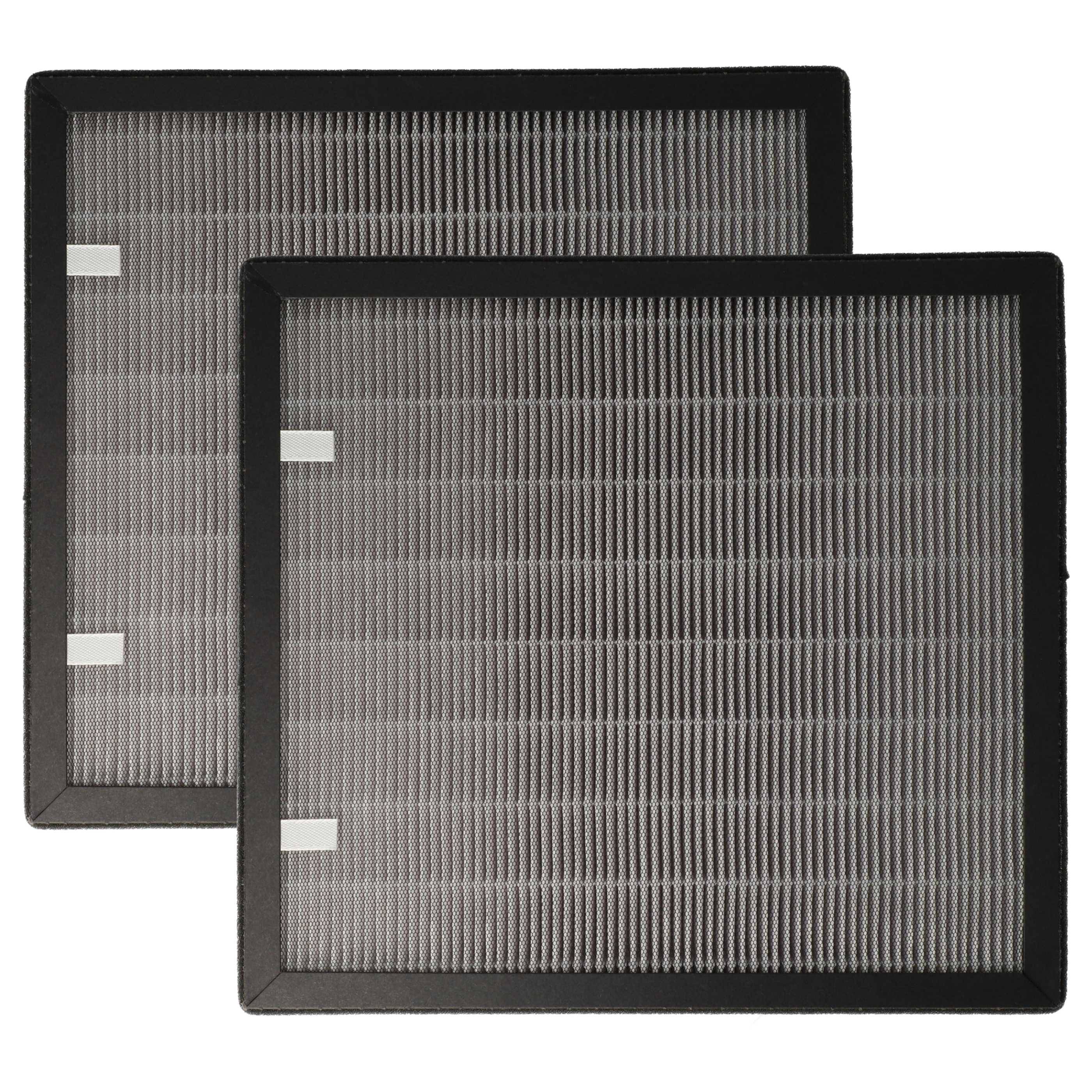 vhbw 2x Luftfilter kompatibel mit Steba LR5 Lüfter, Ventilator, Lüftungsgerät (Vorfilter+HEPA+Aktivkohle+Neutralisation)