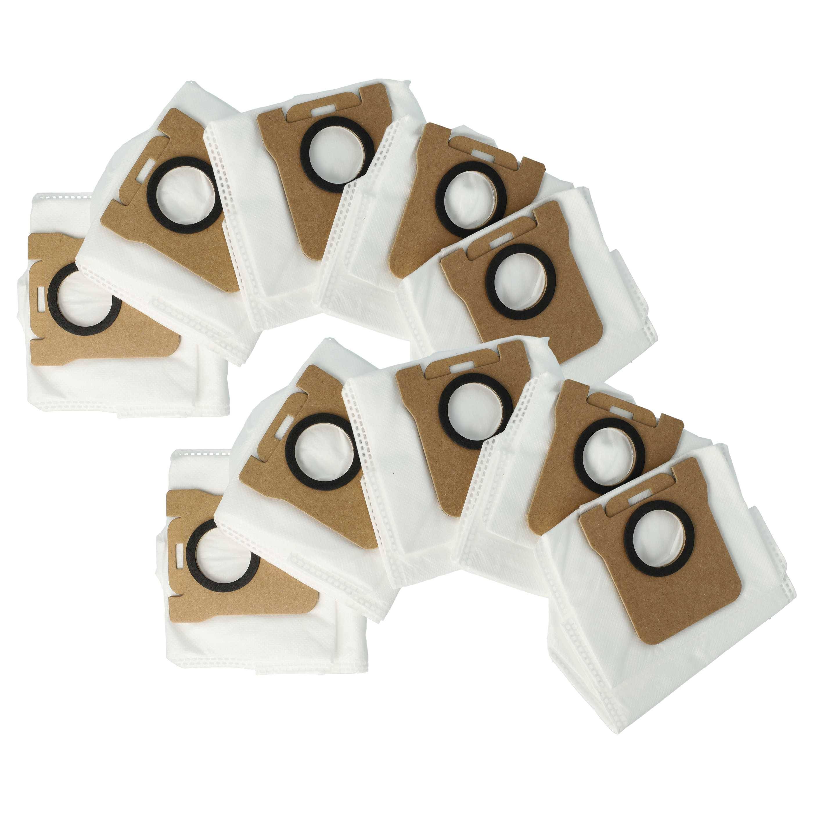 vhbw 10x Staubbeutel kompatibel mit Dreame DreameBot L10s Pro Ultra Heat Saugroboter - Beutel für die Absaugstation