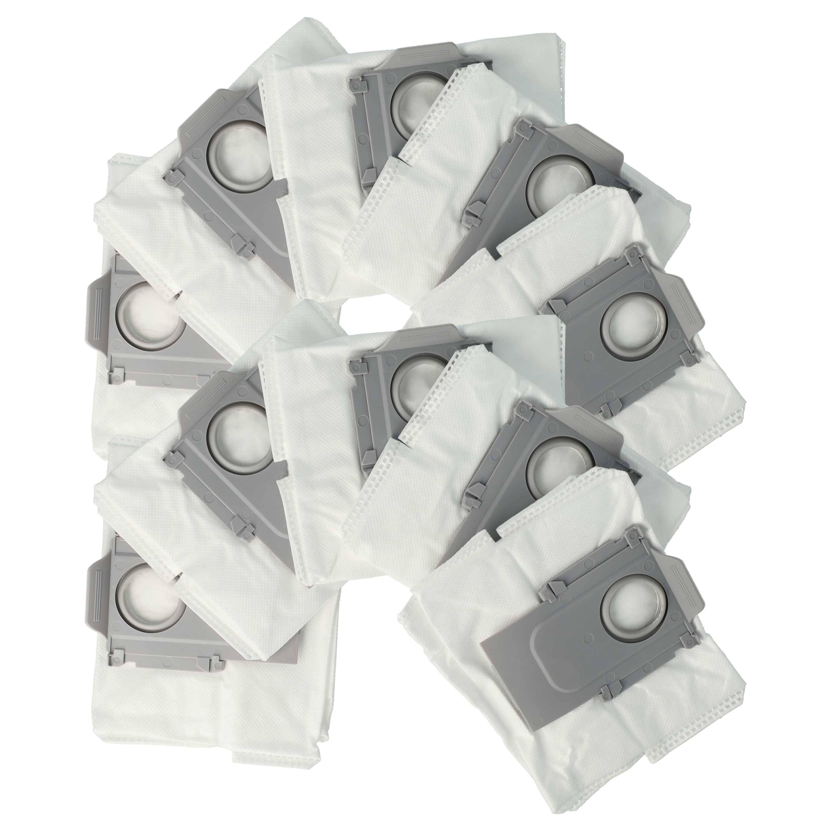 vhbw 10x Staubbeutel kompatibel mit Roborock S7 Pro Ultra, S7 maxV Ultra Saugroboter - Beutel für die Absaugstation