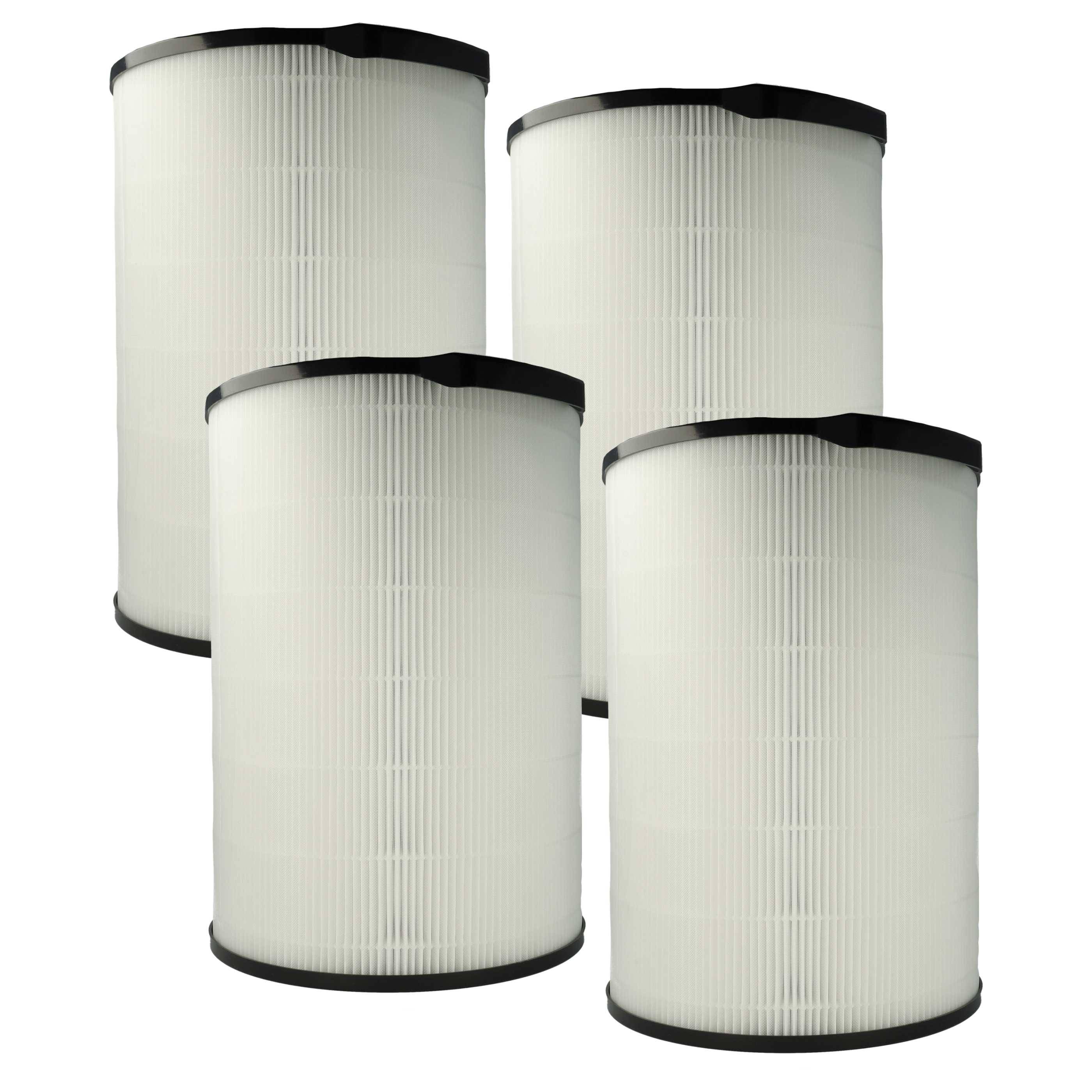 vhbw 4x Luftilter Ersatz für Philips FY4440/30, Nanoprotect S3 für Luftreiniger - Kombifilter HEPA + Aktivkohle