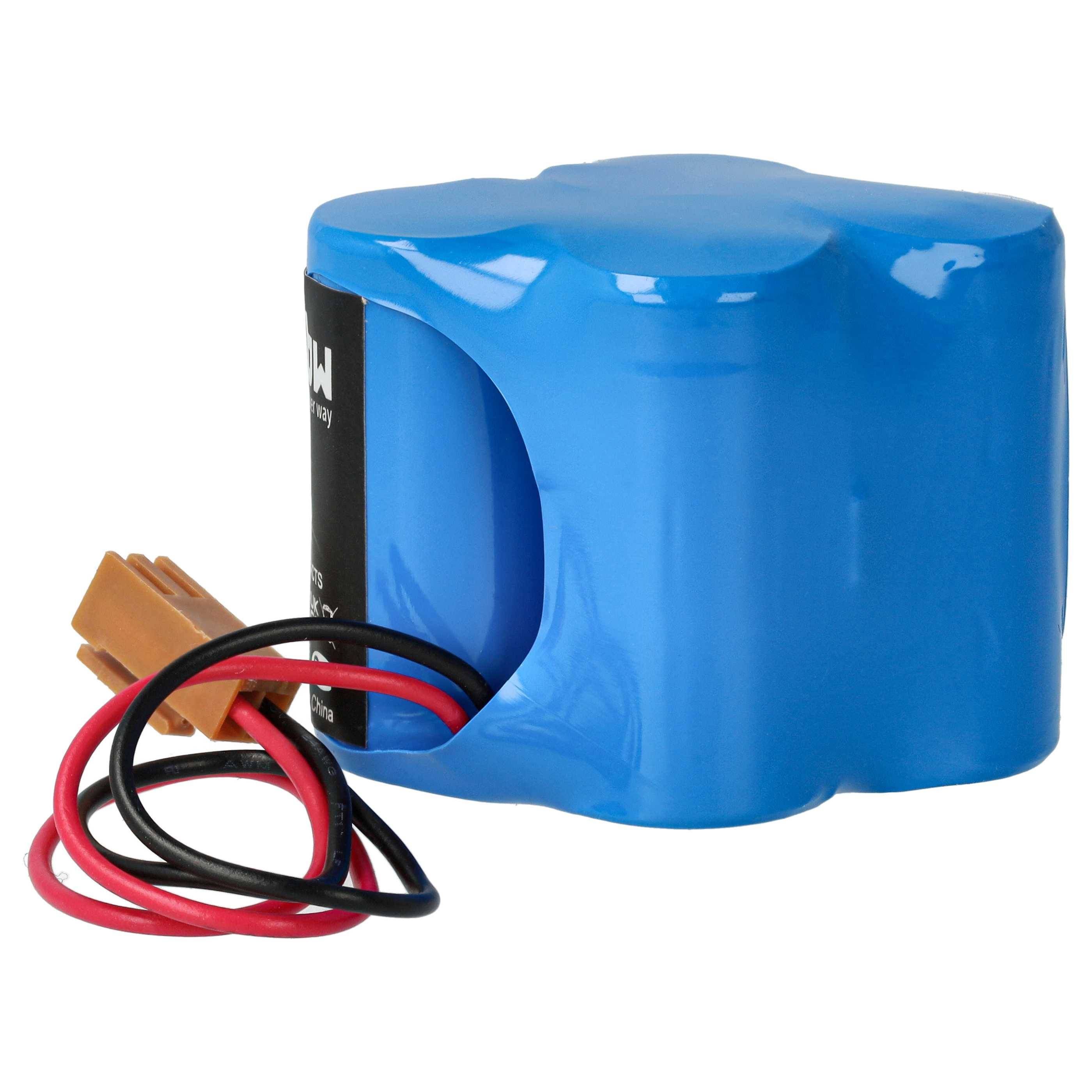 vhbw 5x Batterie kompatibel mit GE / Fanuc Beta iSVSPc Steuereinheit (2400 mAh, 6 V, Li-MnO2)