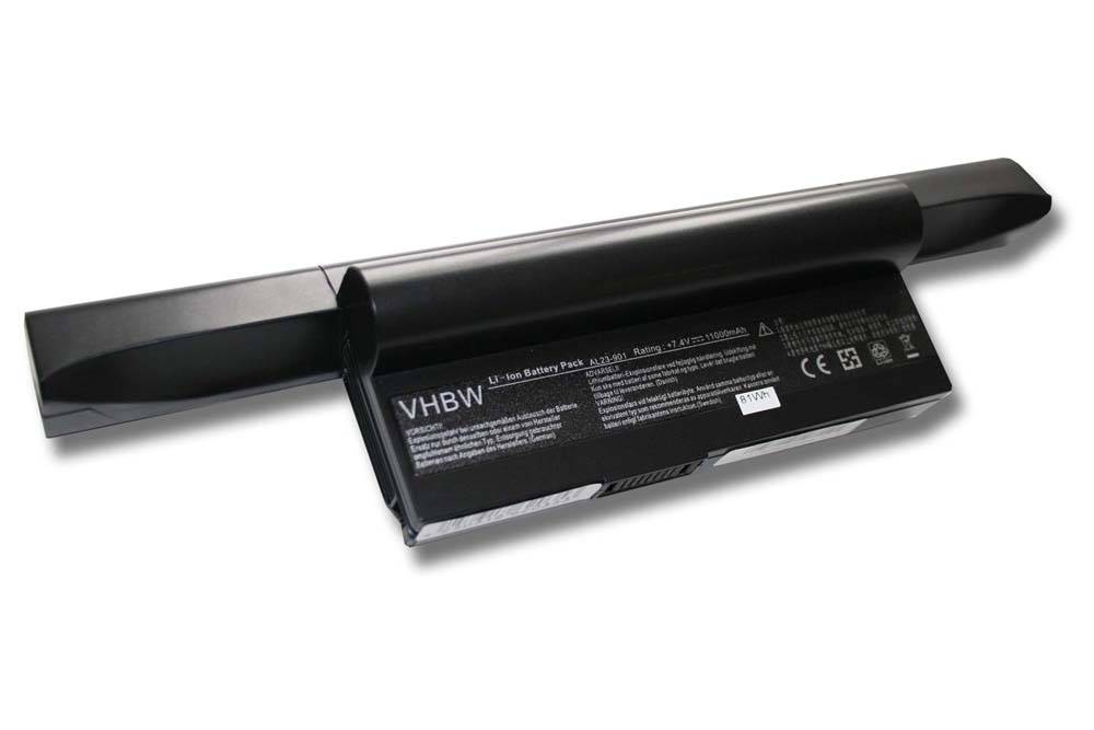 vhbw Akku Ersatz für Asus PL23-901, AL23-901, AP23-901, AL22-901, AP22-1000, AL24-1000 für Notebook (11000 mAh, 7,4 V, Li-Ion)