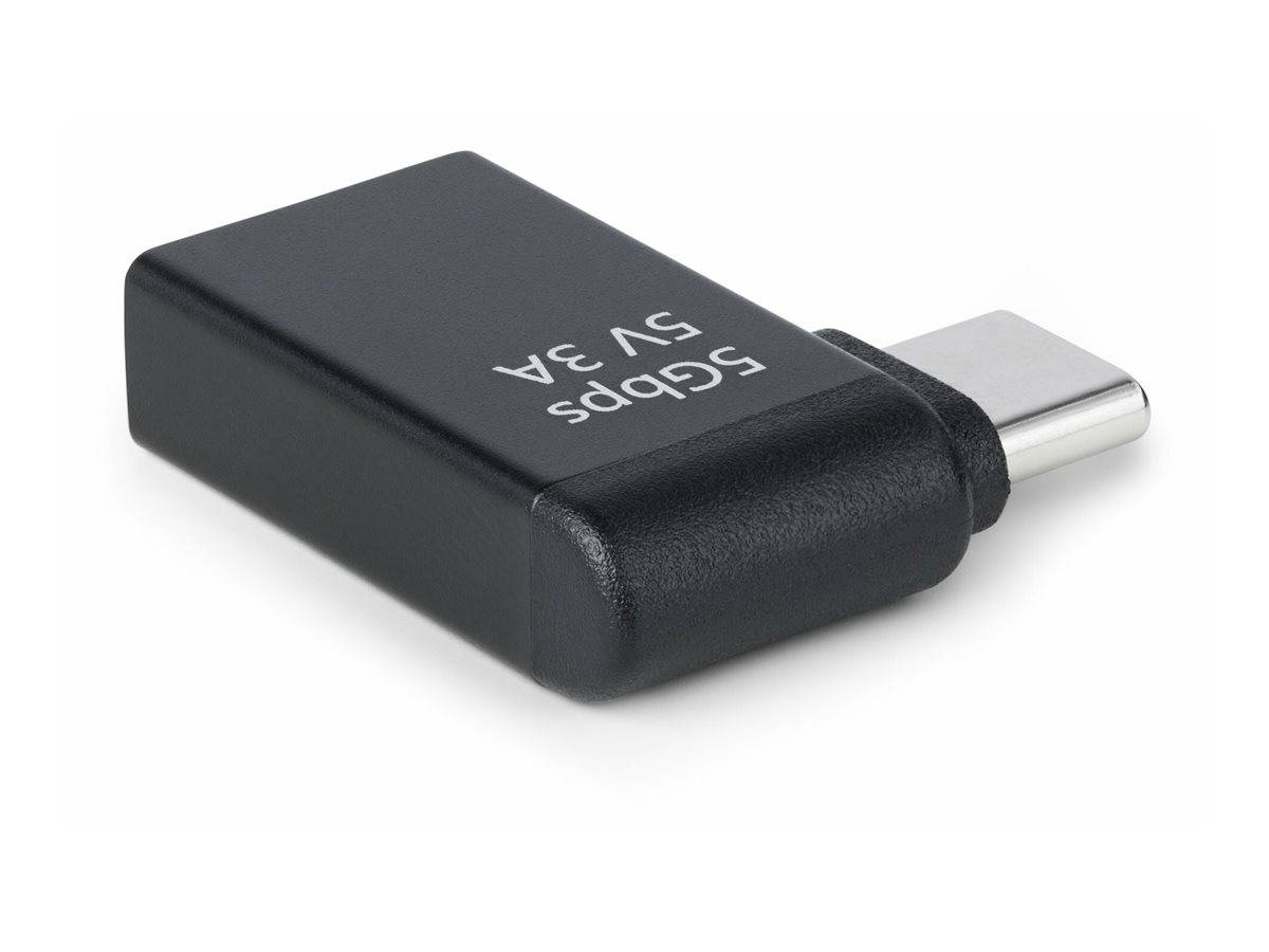 StarTech.com Right Angled USB-C to USB-A Adapter, USB 5Gbps, Compact USB-C Male to USB-A Female Adapter, Metal Housing,