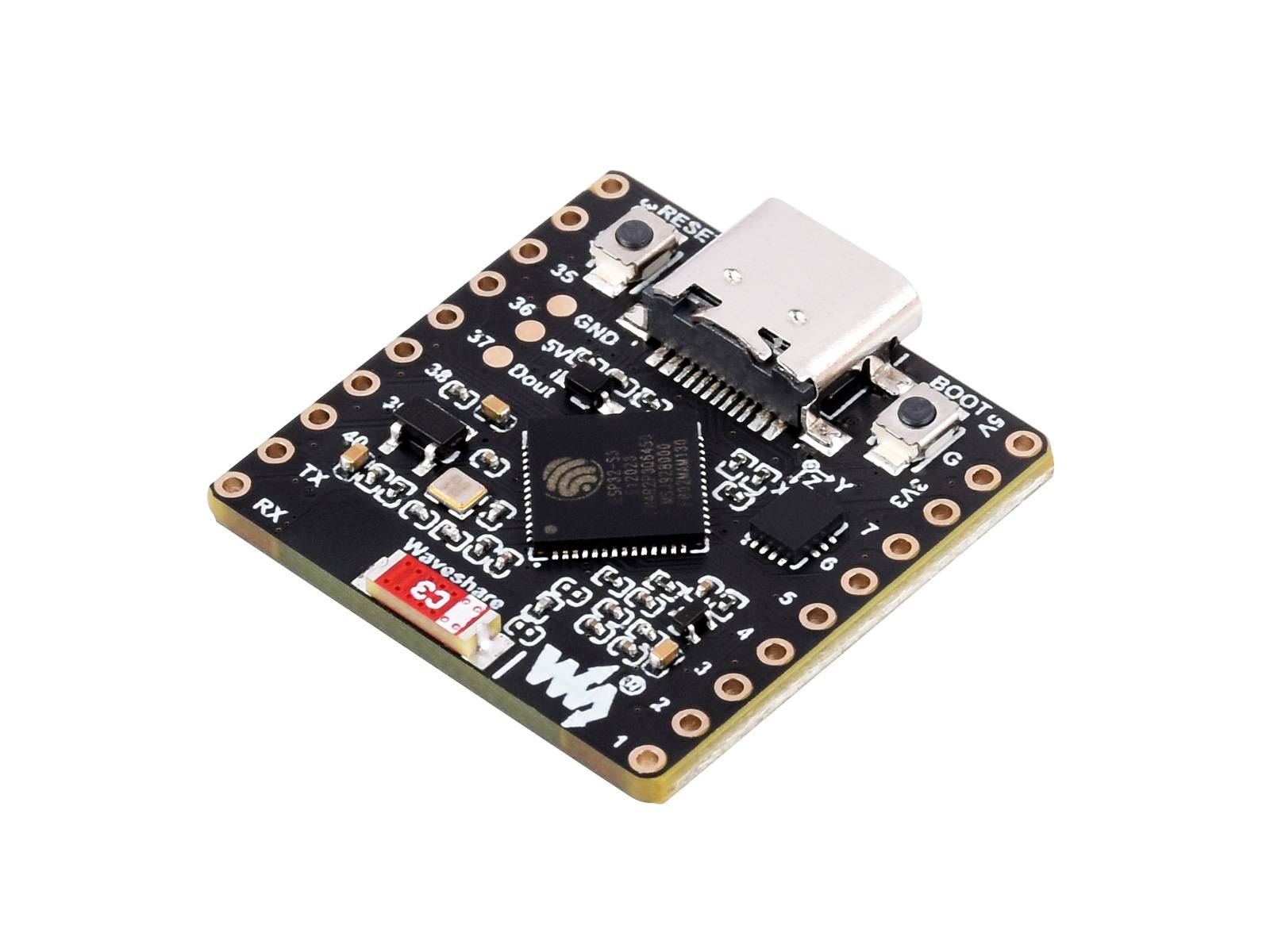 WaveShare ESP32-S3 Development Board 8x8 RGB LED Matrix QMI8658C Attitude Sensor