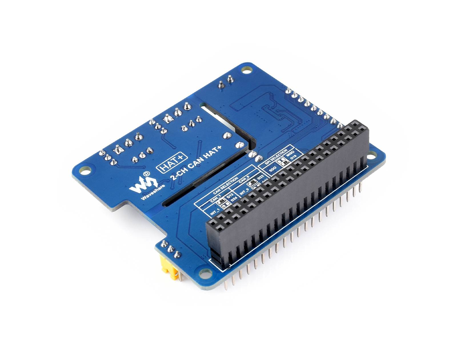 WaveShare 2CH Isolated CAN Bus Expansion HAT for Raspberry Pi