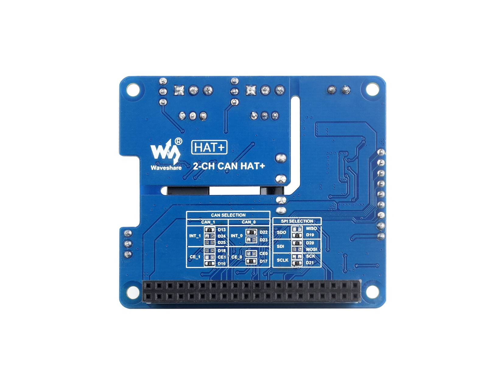WaveShare 2CH Isolated CAN Bus Expansion HAT for Raspberry Pi
