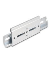 Delock Aluminium Montageclip für Hutschiene 100.0 x 47.8 mm silber Zubehör Netzwerk