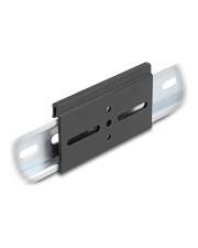 Delock Aluminium Montageclip für Hutschiene 80.0 x 47.8 mm schwarz Zubehör Netzwerk