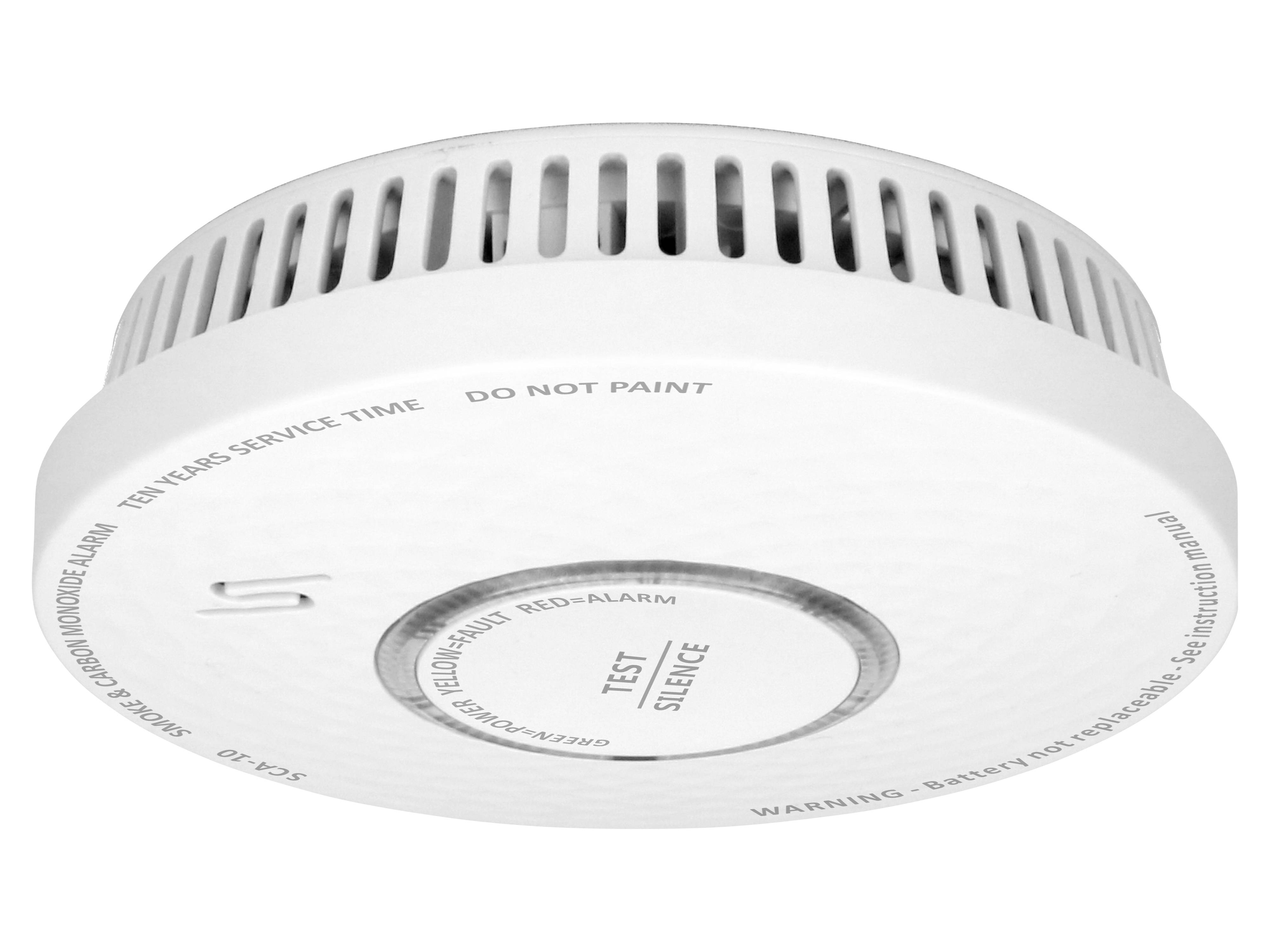 ALECTO Rauch- und Kohlenmonoxidalarm SDX10, weiß