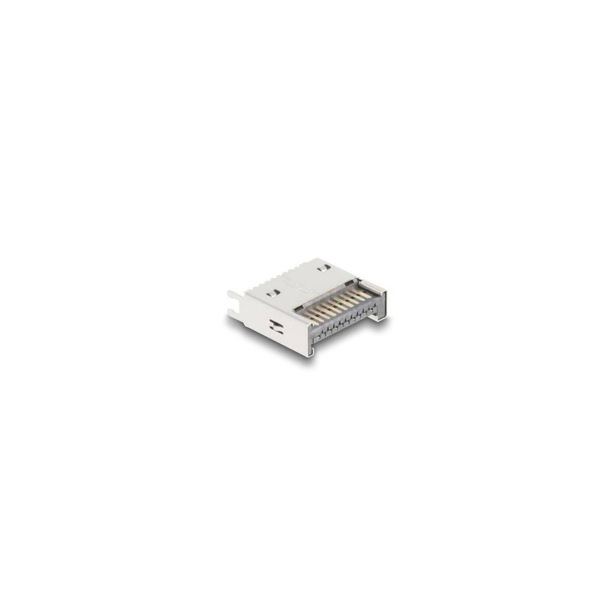 67192 - USB 10 Gbps Typ-E Key A 20 Pin Stecker gerade zur SMT Lötmontage