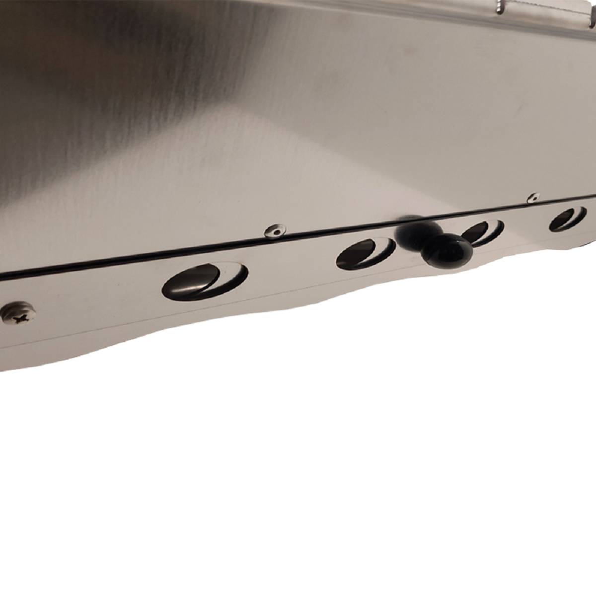 Mangal Edelstahl Astana 2mm rostfrei Schaschlik Grill Rost verstellbar