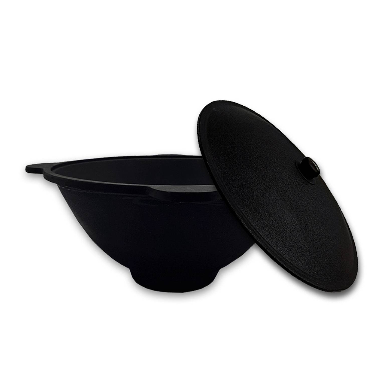 Utschak Asamat mit Kazan aus Gusseisen 16L