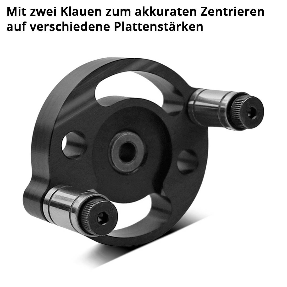 STAHLWERK Dübellehren-Set mit Bohrbuchsen Bohrern Selbstzentrierende Dübelhilfe