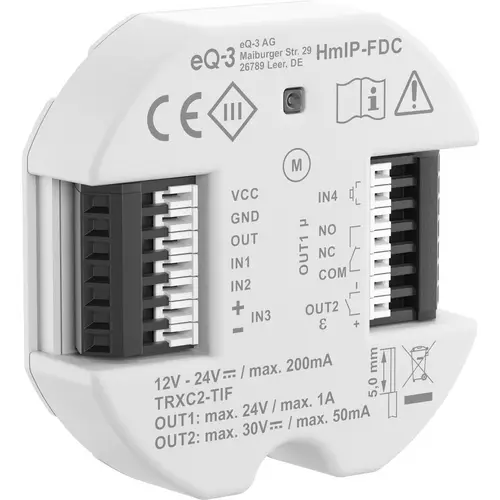 HOMEMATIC IP 160811A0, Universal Türöffner Controller HOMEMATIC IP 160811A0, Universal Türöffner Controller