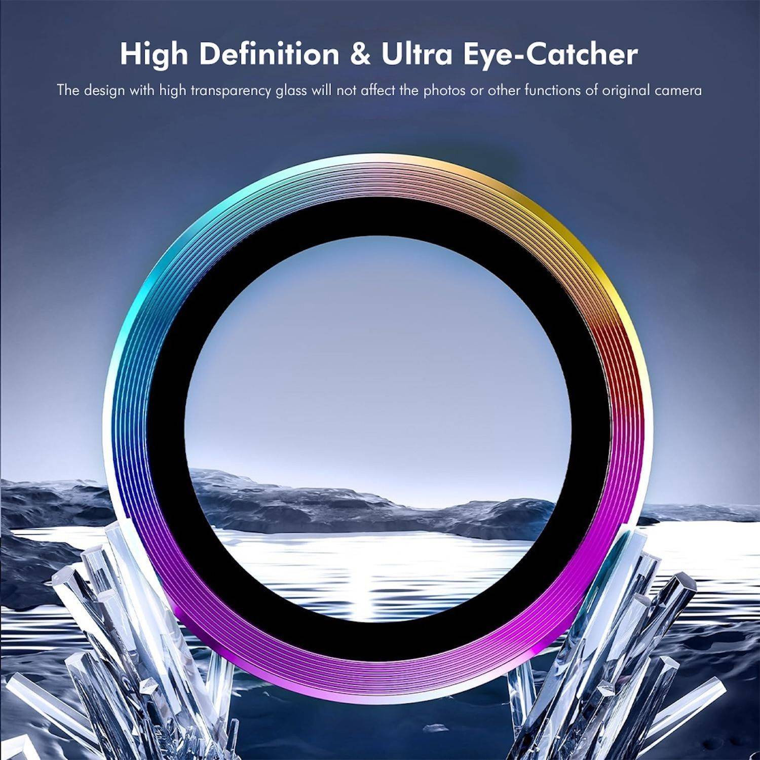 Für Samsung Galaxy A16 Aluminium Ring Kamera + H9 Tempered Hart Glas Silber