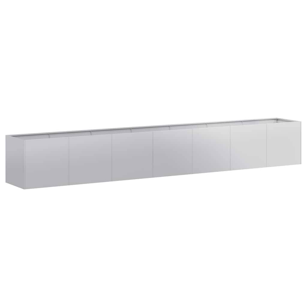 vidaXL Pflanzkübel 280x40x40 cm Verzinkter Stahl