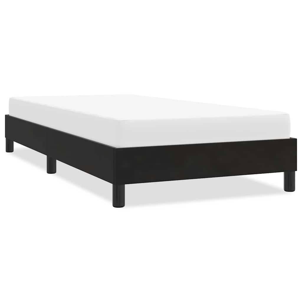 vidaXL Bettgestell ohne Matratze Schwarz 80x220 cm Samt