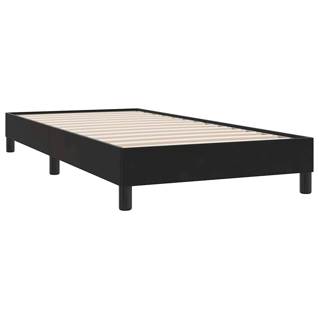 vidaXL Bettgestell ohne Matratze Schwarz 80x220 cm Samt