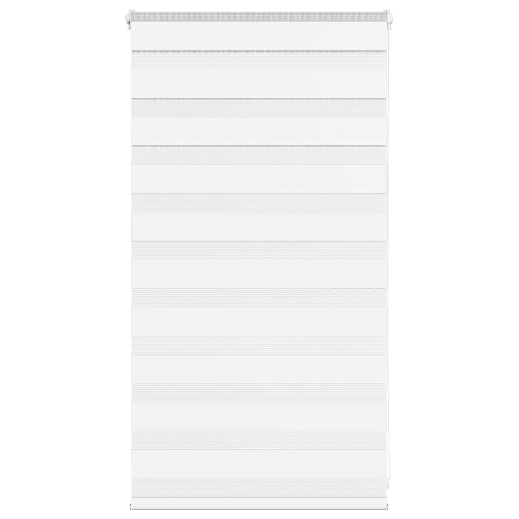 vidaXL Zebrarollo Weiß 75x100 cm Stoffbreite 70,9 cm Polyester