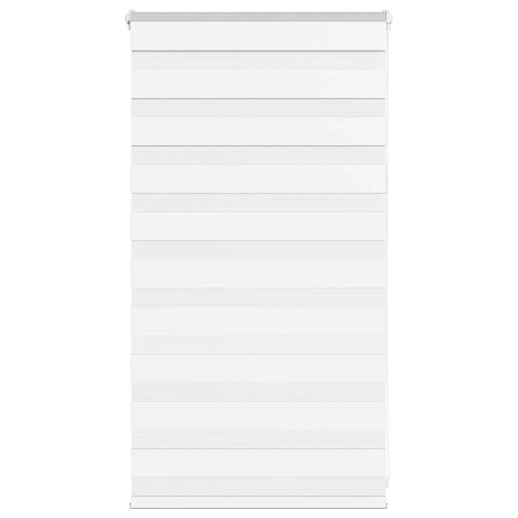 vidaXL Zebrarollo Weiß 70x100 cm Stoffbreite 65,9 cm Polyester