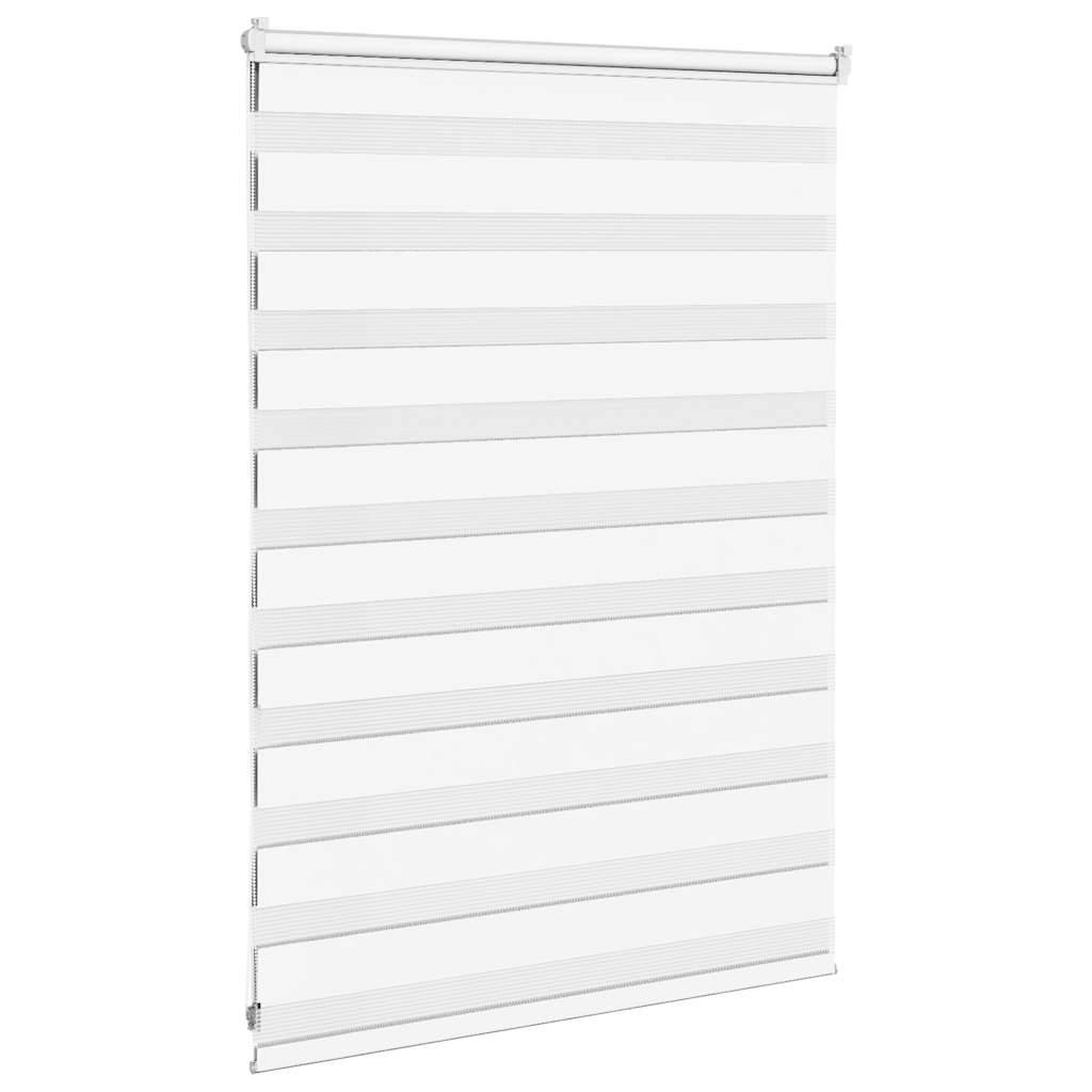 vidaXL Zebrarollo Weiß 115x100 cm Stoffbreite 110,9 cm Polyester