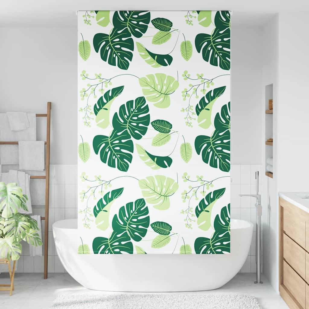 vidaXL Duschrollo 130x240 cm Stoffbreite 126 cm