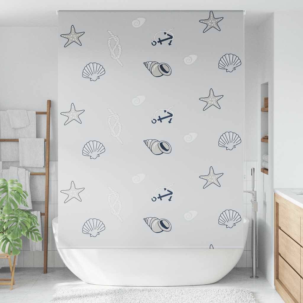 vidaXL Duschrollo 160x240 cm Stoffbreite 156 cm