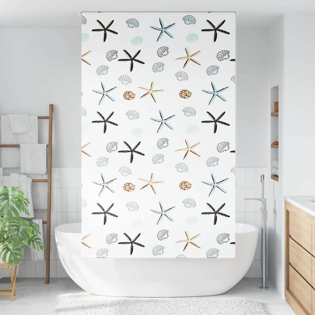 vidaXL Duschrollo 130x240 cm Stoffbreite 126 cm
