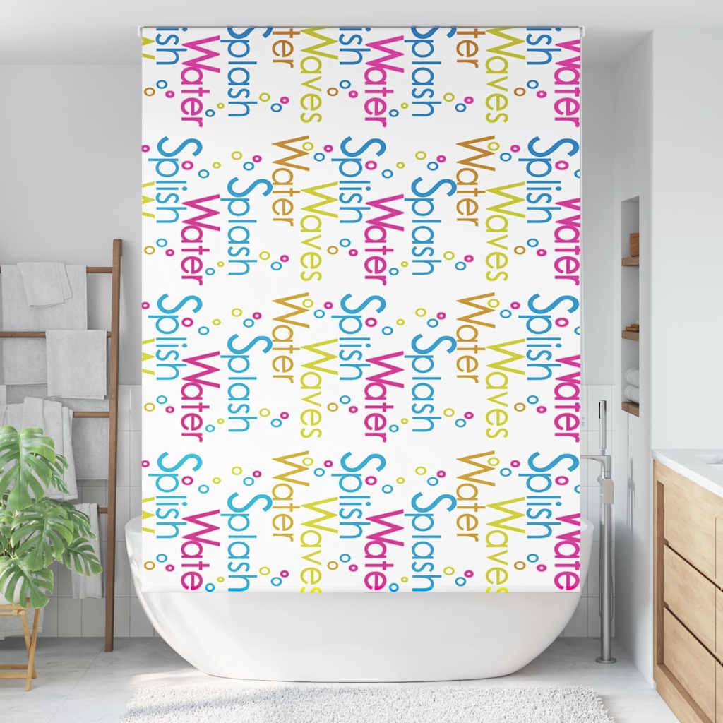 vidaXL Duschrollo 150x240 cm Stoffbreite 146 cm